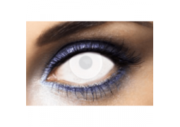 Lentilles de contact oeil blanc sans pupille
