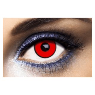 Lentilles de contact manson rouge