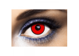 Lentilles de contact manson rouge