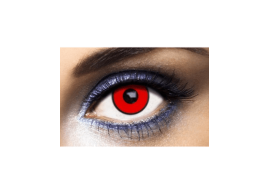 Lentilles de contact manson rouge