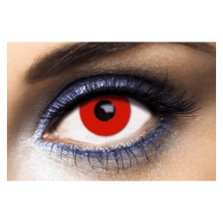 Lentilles de contact oeil rouge