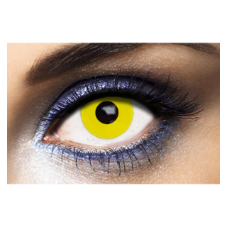 Lentilles de contact oeil jaune