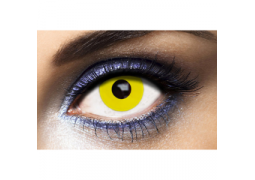 Lentilles de contact oeil jaune
