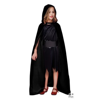 Cape enfant velours noire