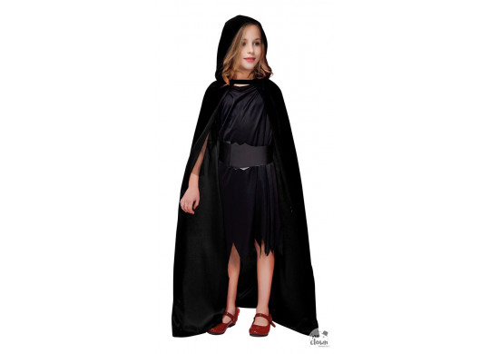 Cape enfant velours noire Cape enfant velours noire
