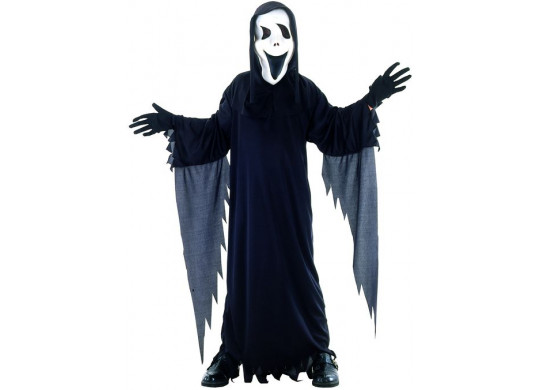 Costume enfant fantome noir - Costume enfant - Halloween