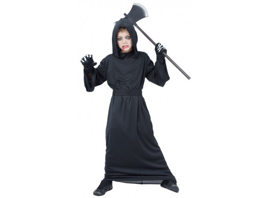 Costume enfant faucheur noir