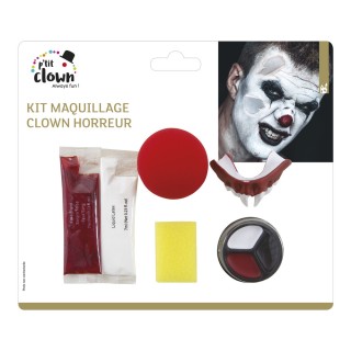 Kit maquillage clown de l'horreur