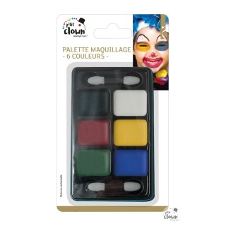 Palette maquillage 6 couleurs