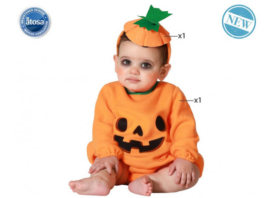 Costume baby citrouille