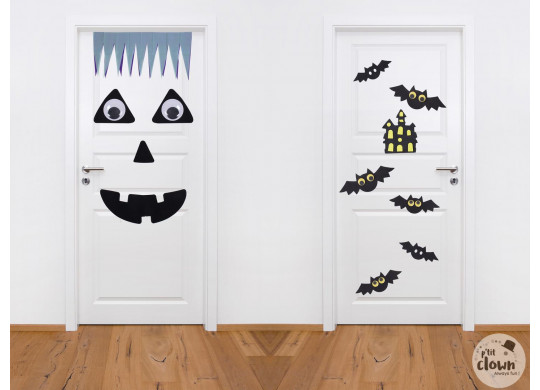 Décor porte Halloween