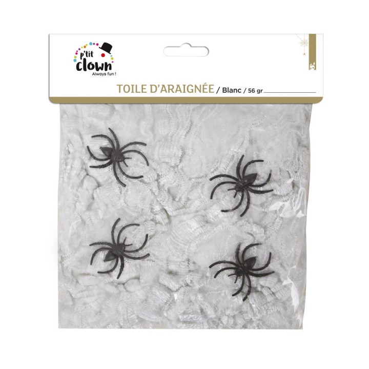 Toile araignée blanche