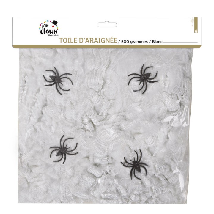 Toile araignée blanche 500gr