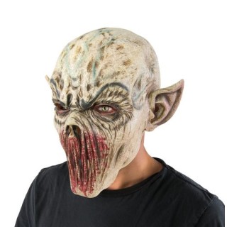 Masque adulte latex démon sans bouche