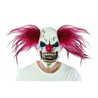 Masque adulte latex clown diabolique