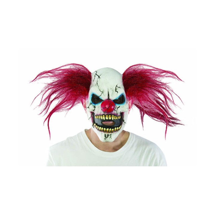 Masque adulte latex clown diabolique