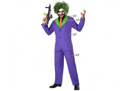 Costume homme joker violet