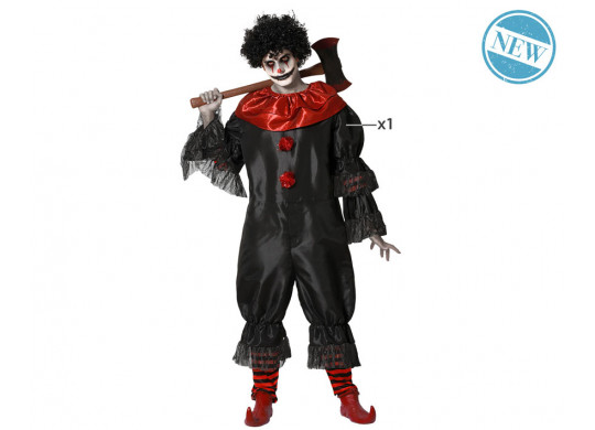 Costume homme clown noir