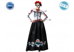 Costume femme robe day of dead