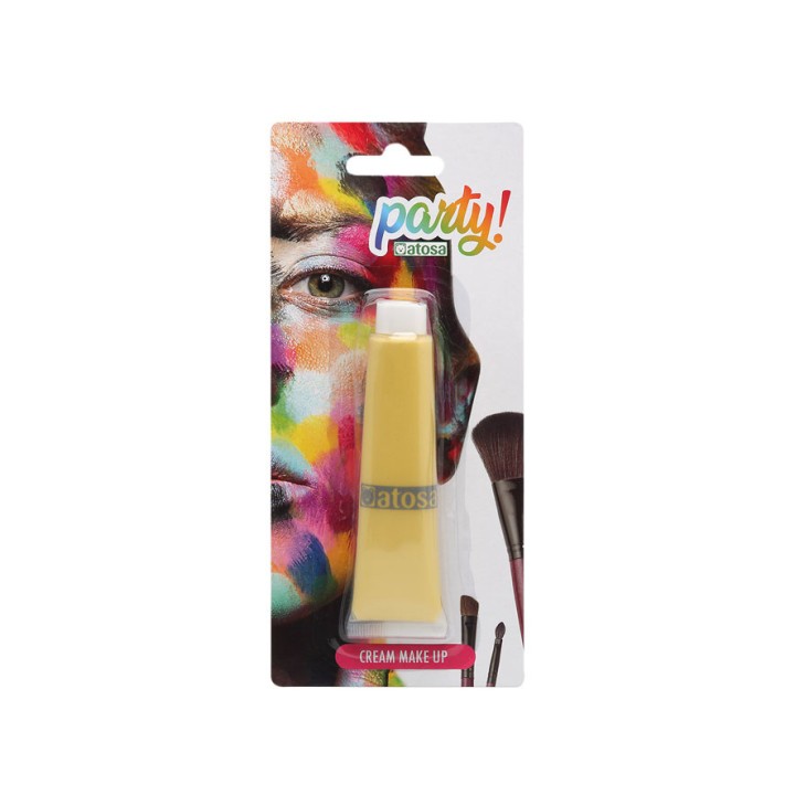 Tube maquillage à l'eau jaune