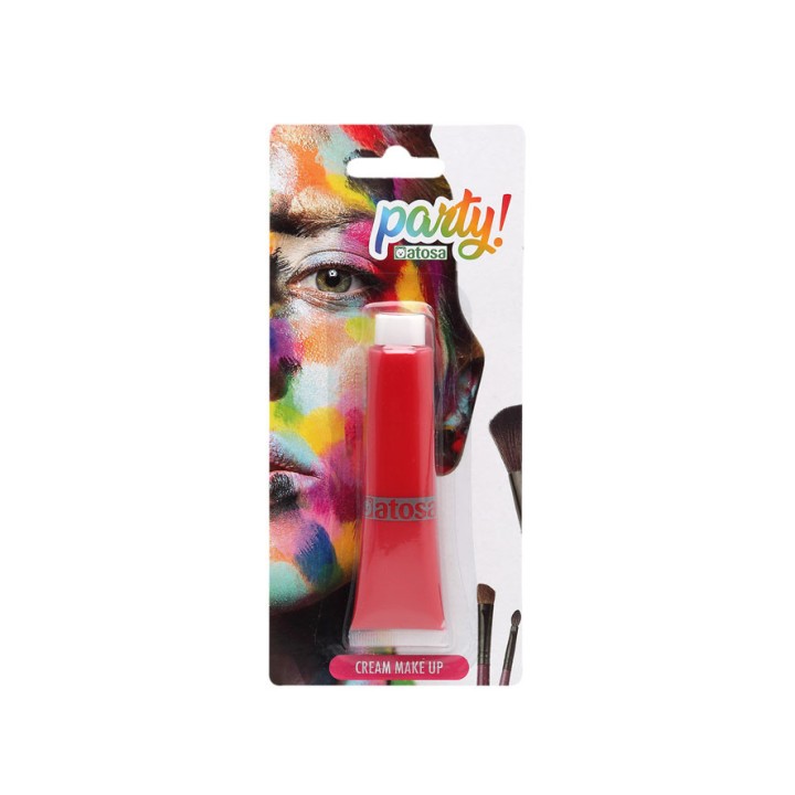 Tube maquillage à l'eau rouge