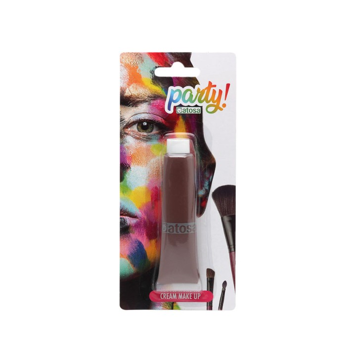Tube maquillage à l'eau marron