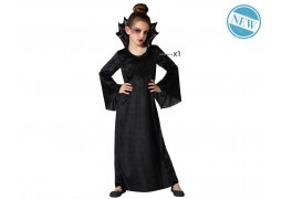 Costume enfant fille araignée robe noire