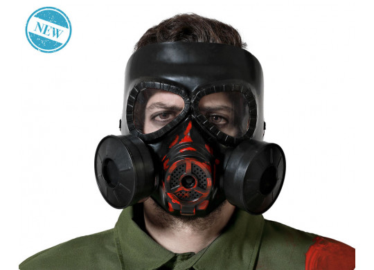 Masque adulte latex masque à gaz