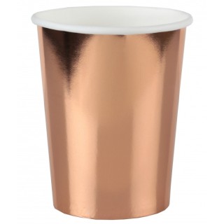 10 Gobelets rose gold
