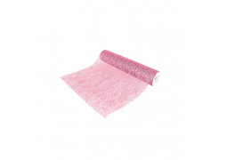 Chemin de table glitter rose poudré