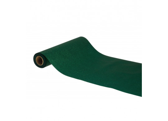 Chemin de table pailleté vert prémium