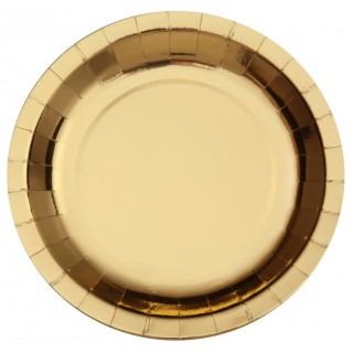 10 Assiettes or - Articles de fête