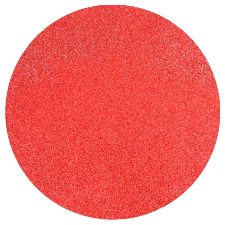 Set de table pailleté rond rouge prémium