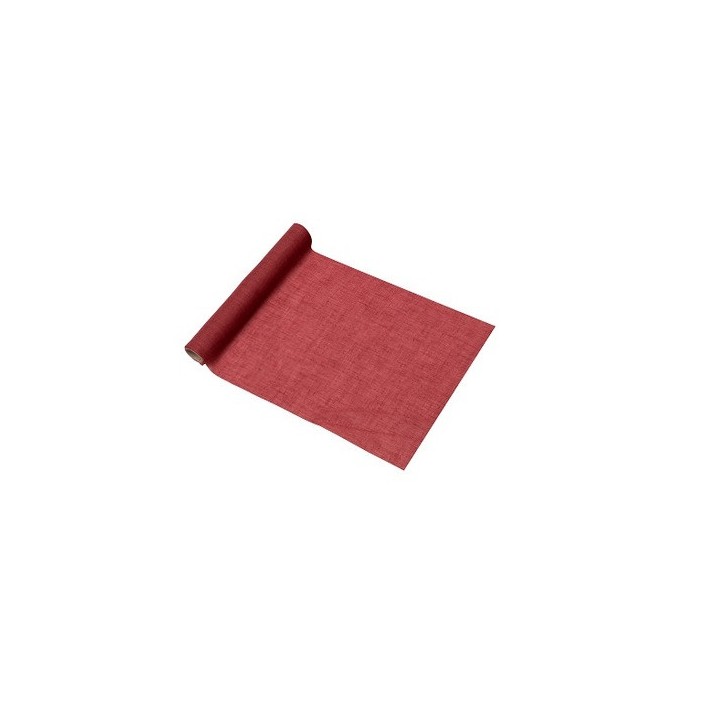 Chemin de table mousseline terracotta 28cmx5m