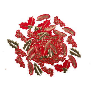 Confettis Holly Christmas x100