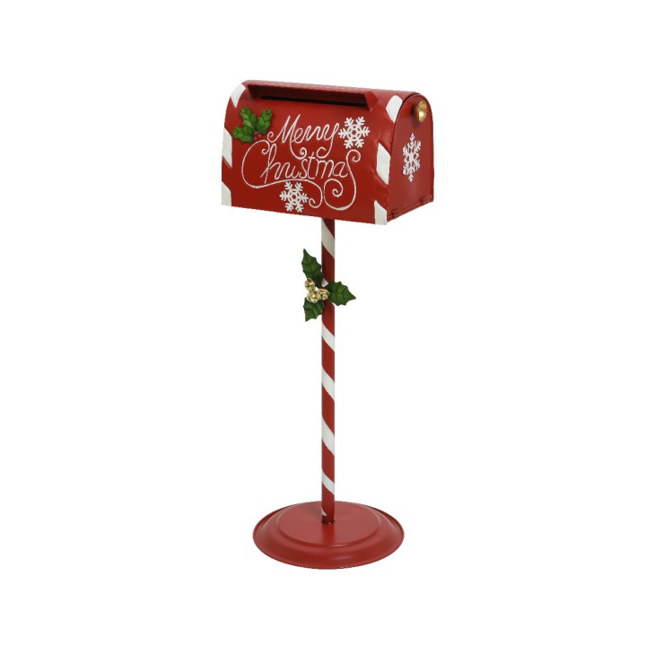 Boite aux lettres de Noël sur pied