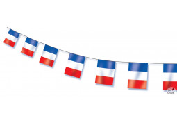Guirlande fanion plastique drapeau France