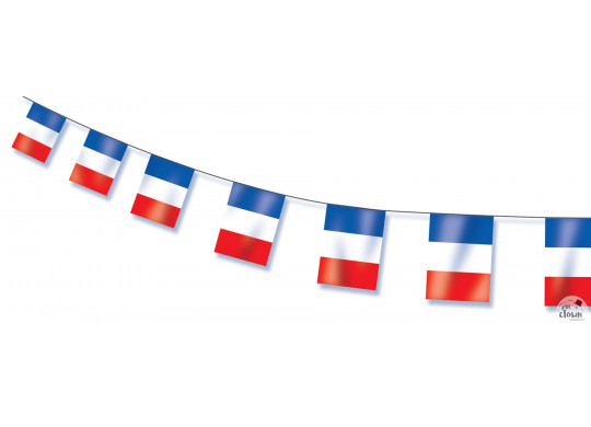 Guirlande drapeau Bretagne 10m en plastique : Fabrication Française
