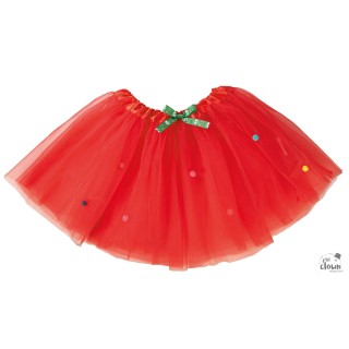 Tutu de Noël enfant rouge