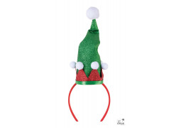 Serre tête bonnet lutin tordu