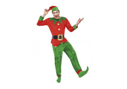 Costume adulte homme lutin de Noël