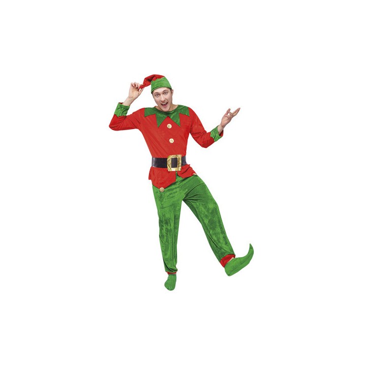 Costume adulte homme lutin de Noël