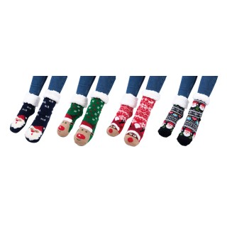 Chaussette de Noël doudou