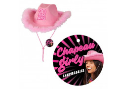 Chapeau cowgirl rose 20 ans