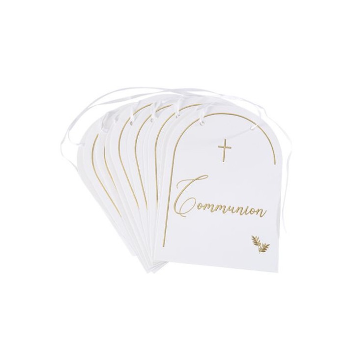 Guirlande 10 fanions communion pureté 1,3m