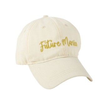 Casquette crème future mariée