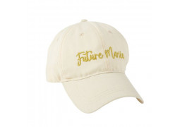 Casquette crème future mariée