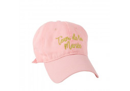 Casquette rose Team de la mariée