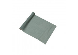 Chemin de table mousseline vert de gris 28cmx5m