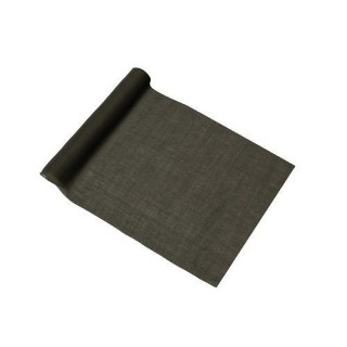 Chemin de table mousseline kaki 28cmx5m